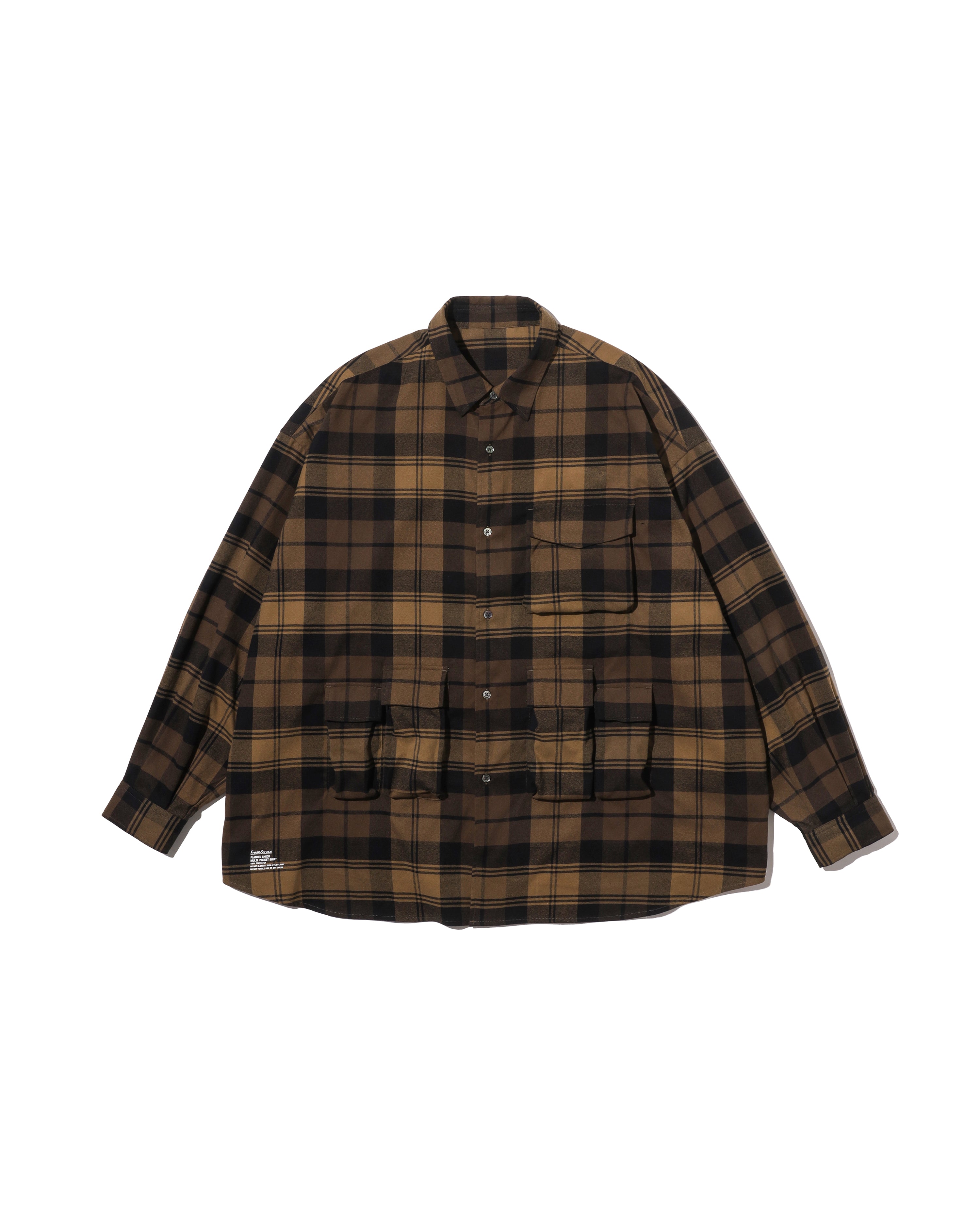 FLANNEL-CHECK-MULTI--POCKET-