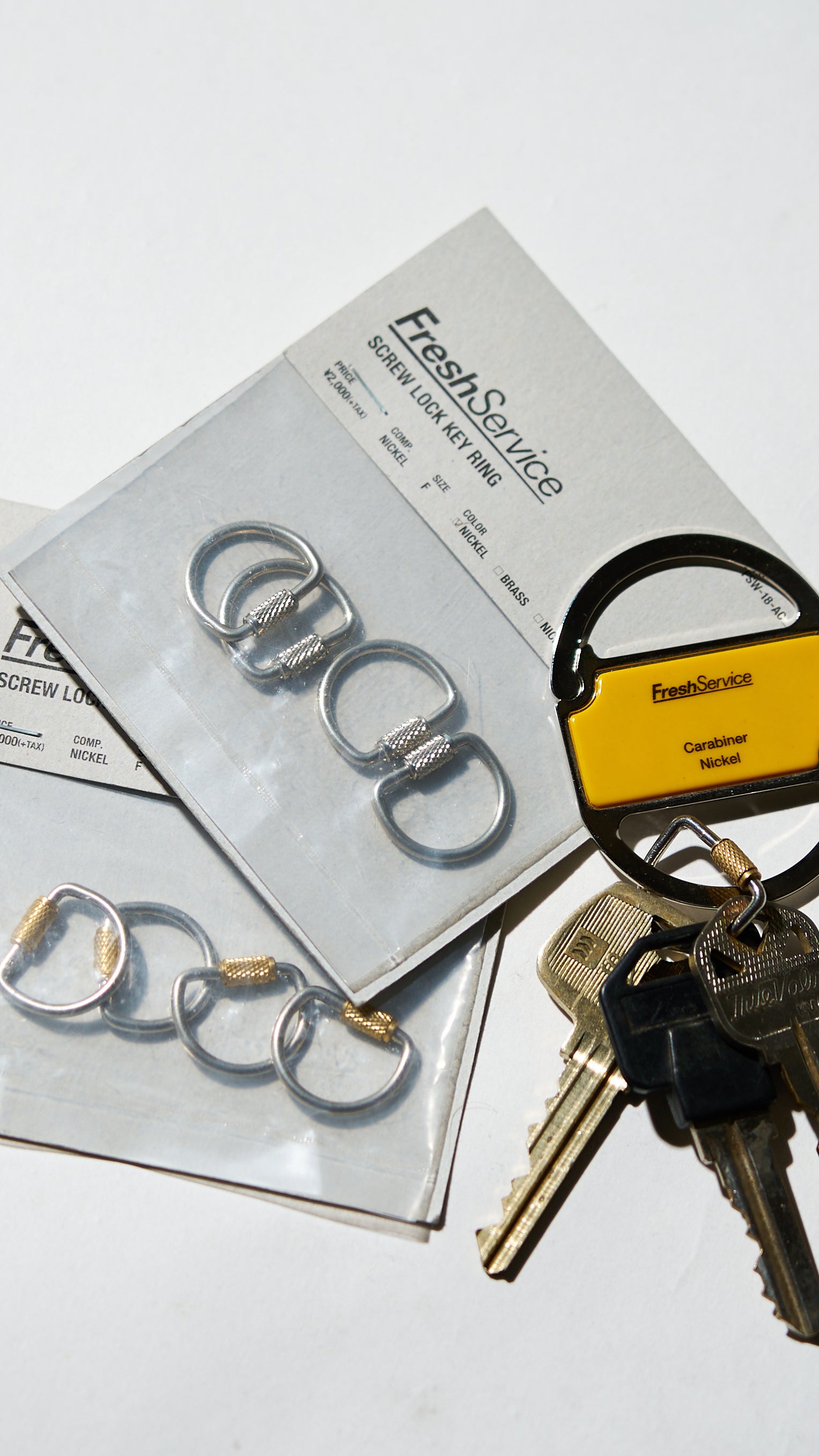 Screw lock sale key ring