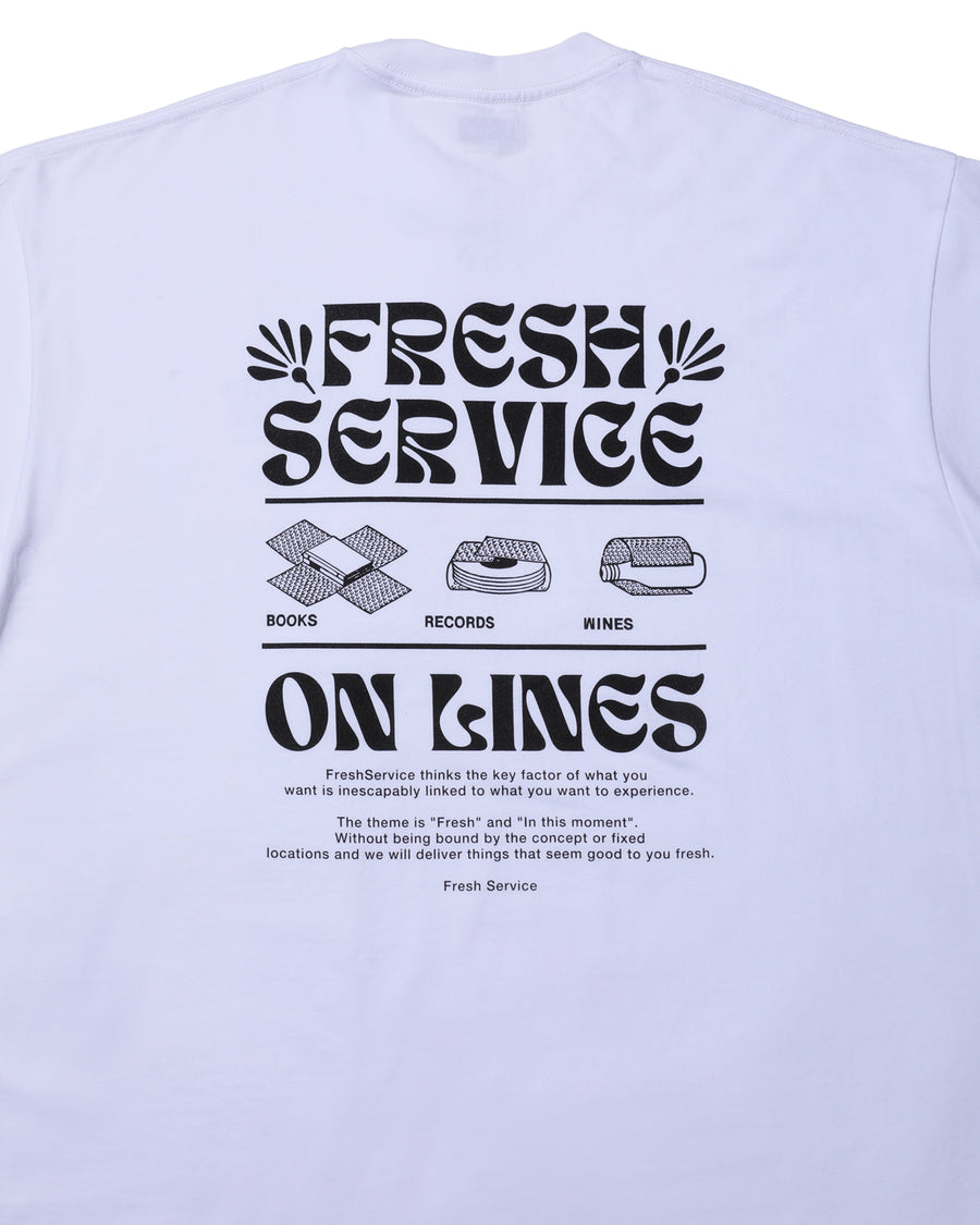 CORPORATE PRINTED S/S TEE "ON LINES"