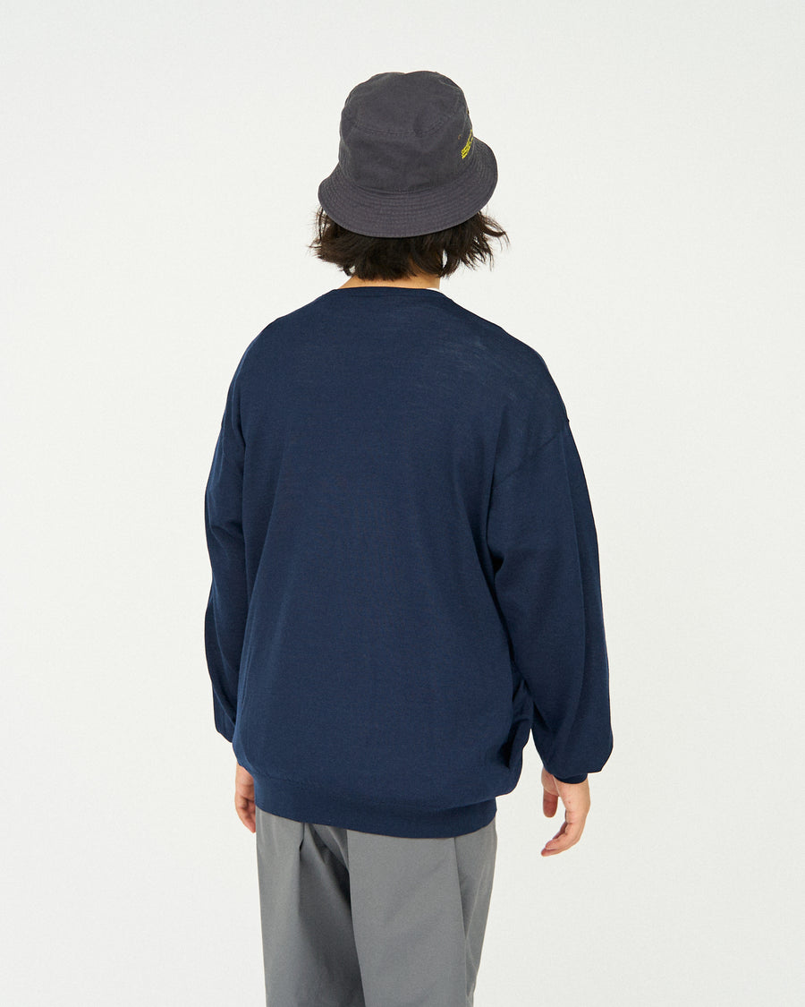 TECH HIGH GAUGE CREW NECK KNIT