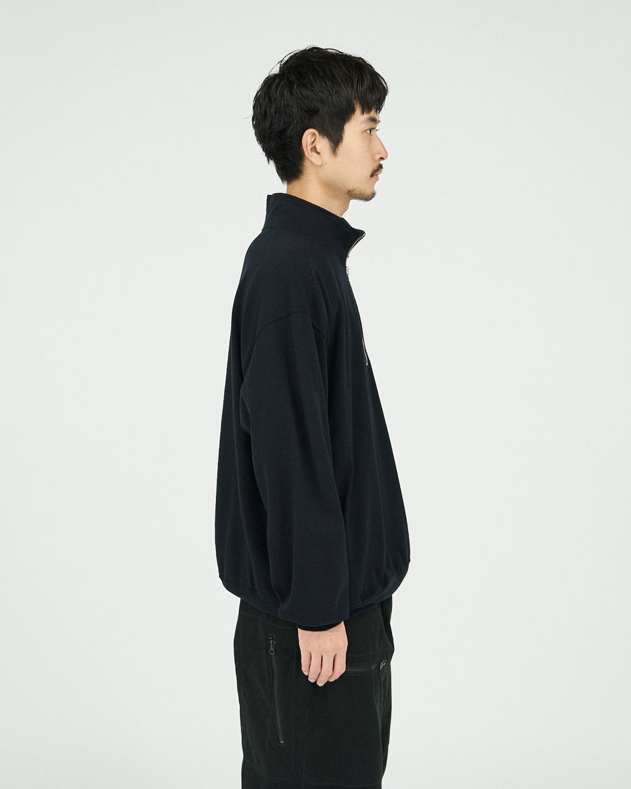 Co/Silk Nep Half-Zip