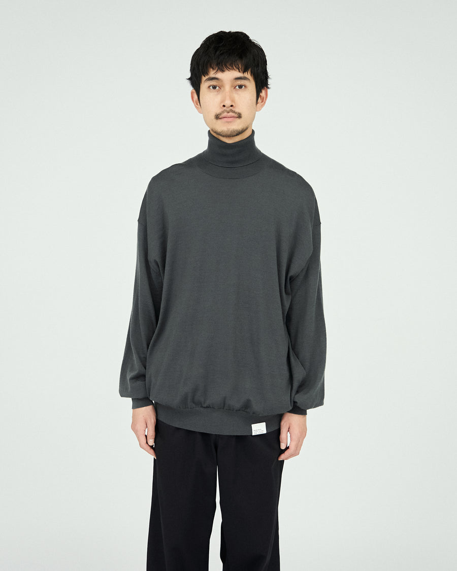 TECH HIGH GAUGE HIGH NECK KNIT