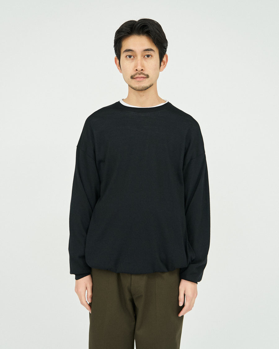 TECH HIGH GAUGE CREW NECK KNIT