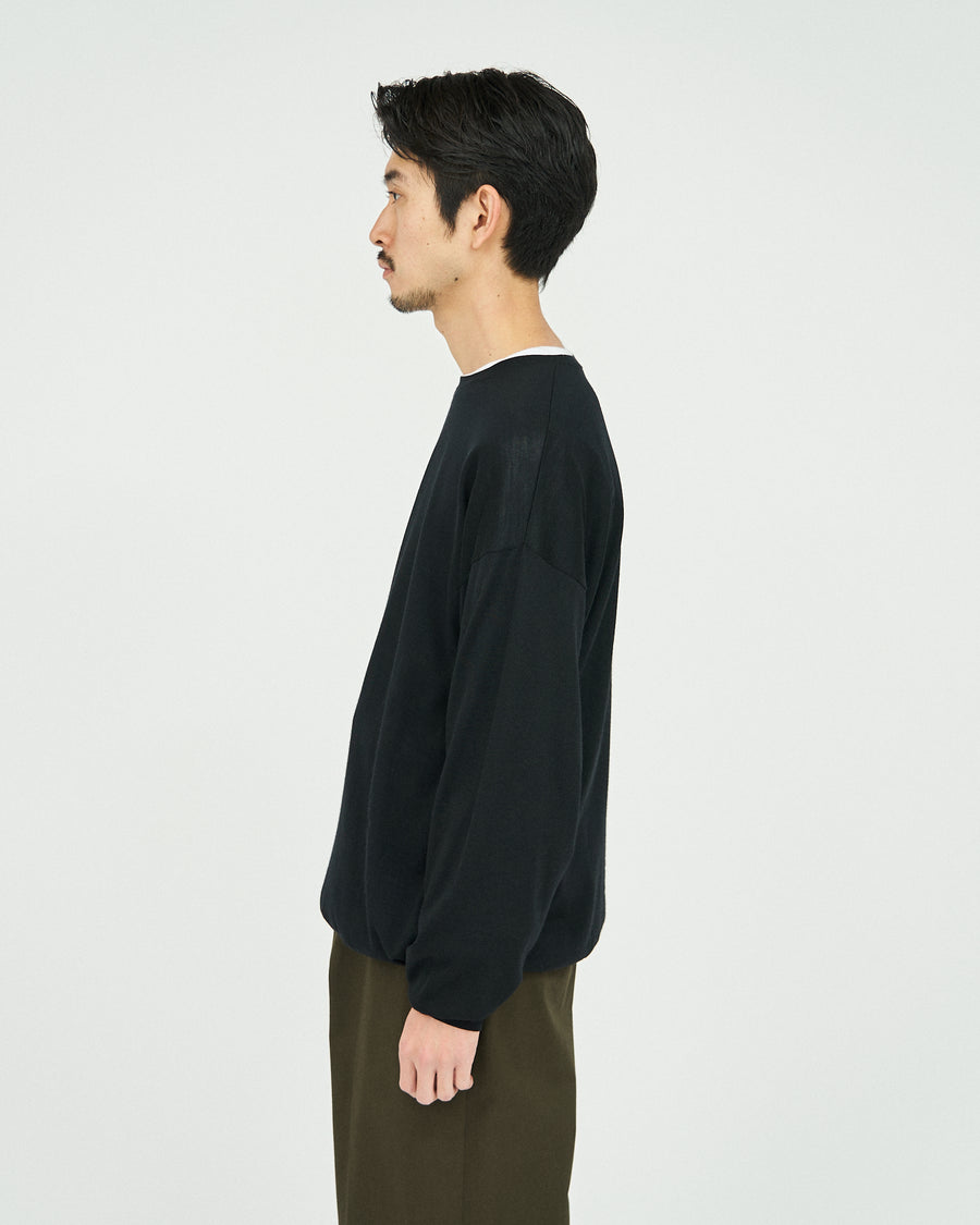 TECH HIGH GAUGE CREW NECK KNIT