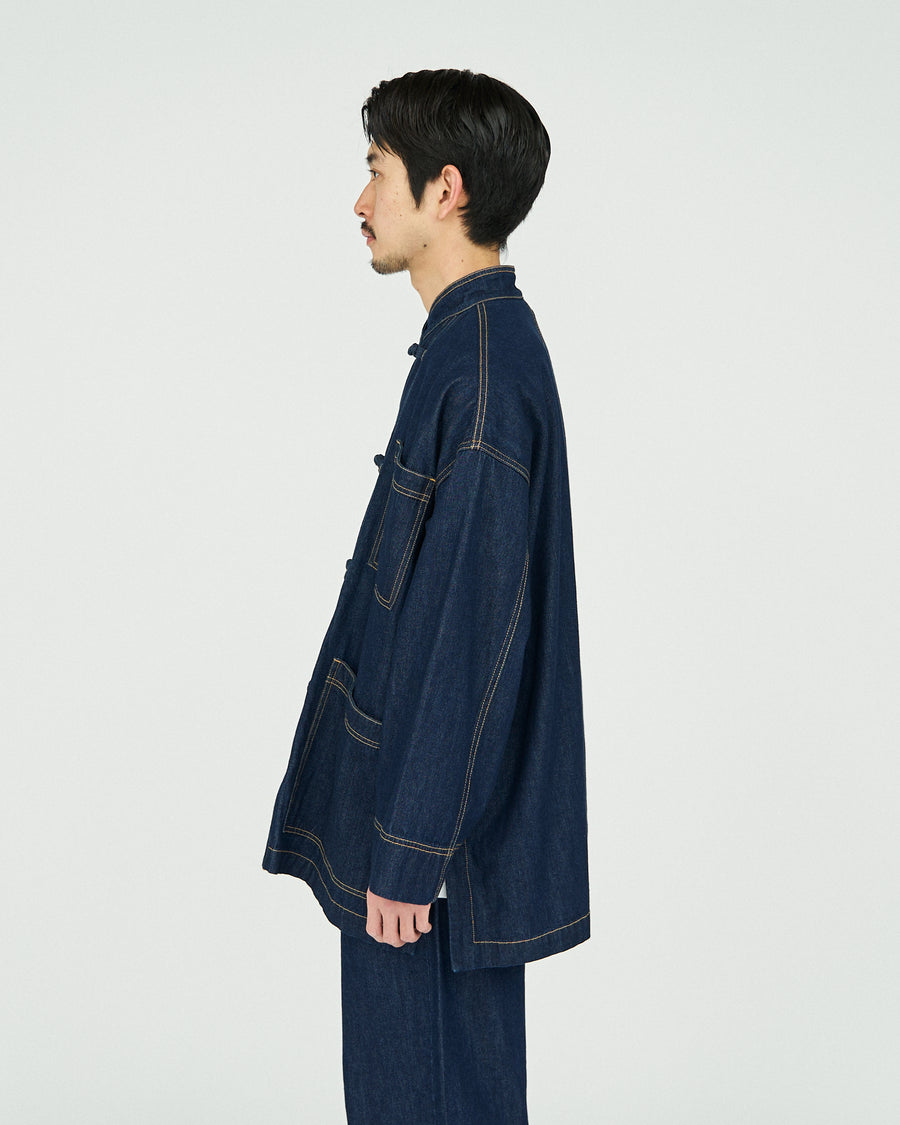 CORPORATE DENIM KUNG-FU COVERALL (ONE WASH)