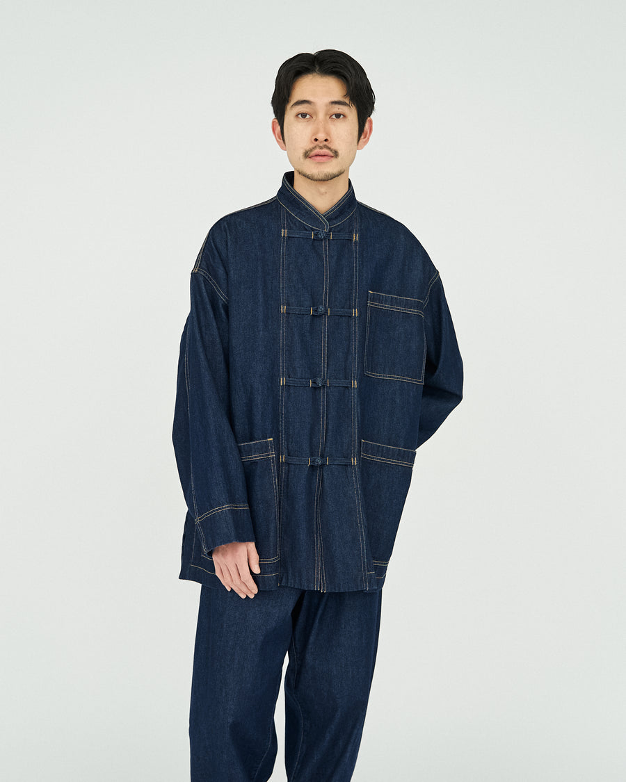 CORPORATE DENIM KUNG-FU COVERALL (ONE WASH)