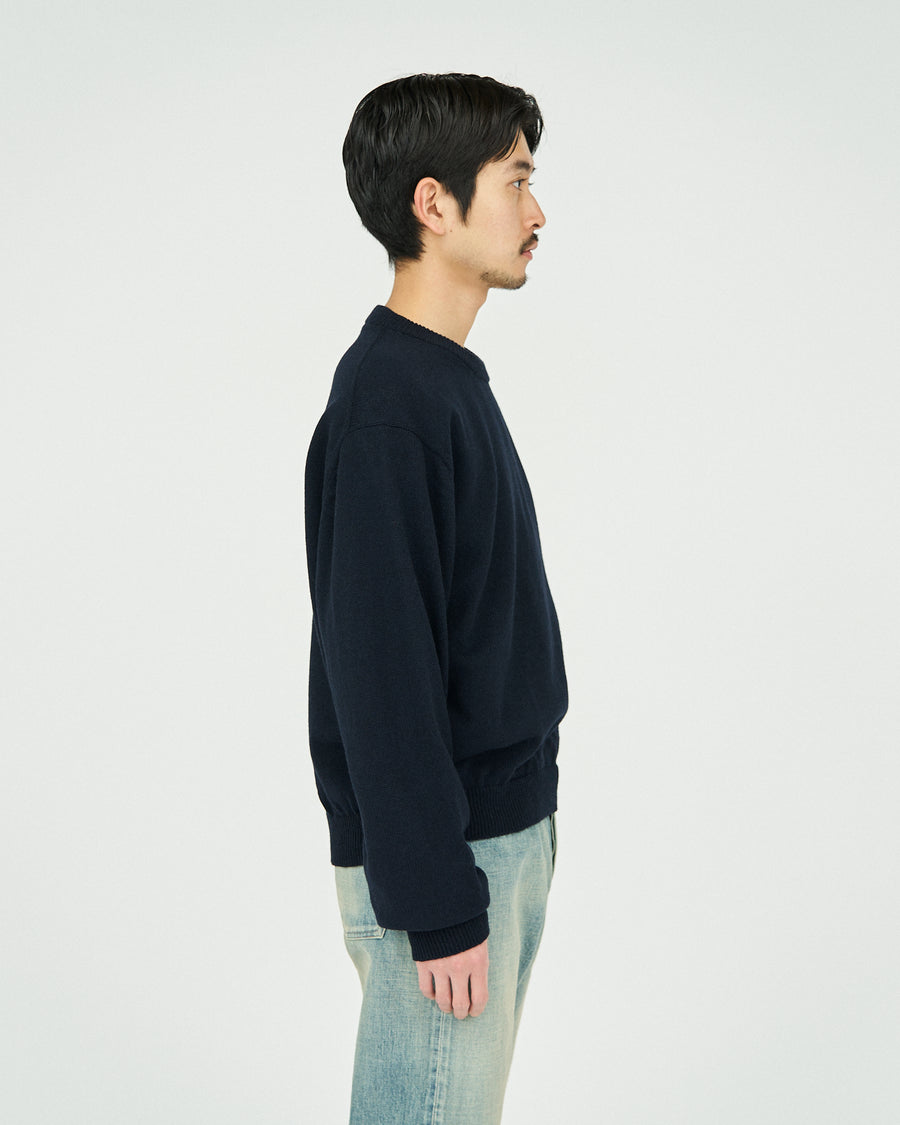 YAK MOHAIR 7GG CREW SWEATER