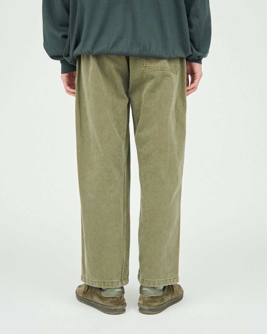 USED WASHED HEAVY PIMA TWILL FRENCH AIR FORCE MECHANIC PANTS