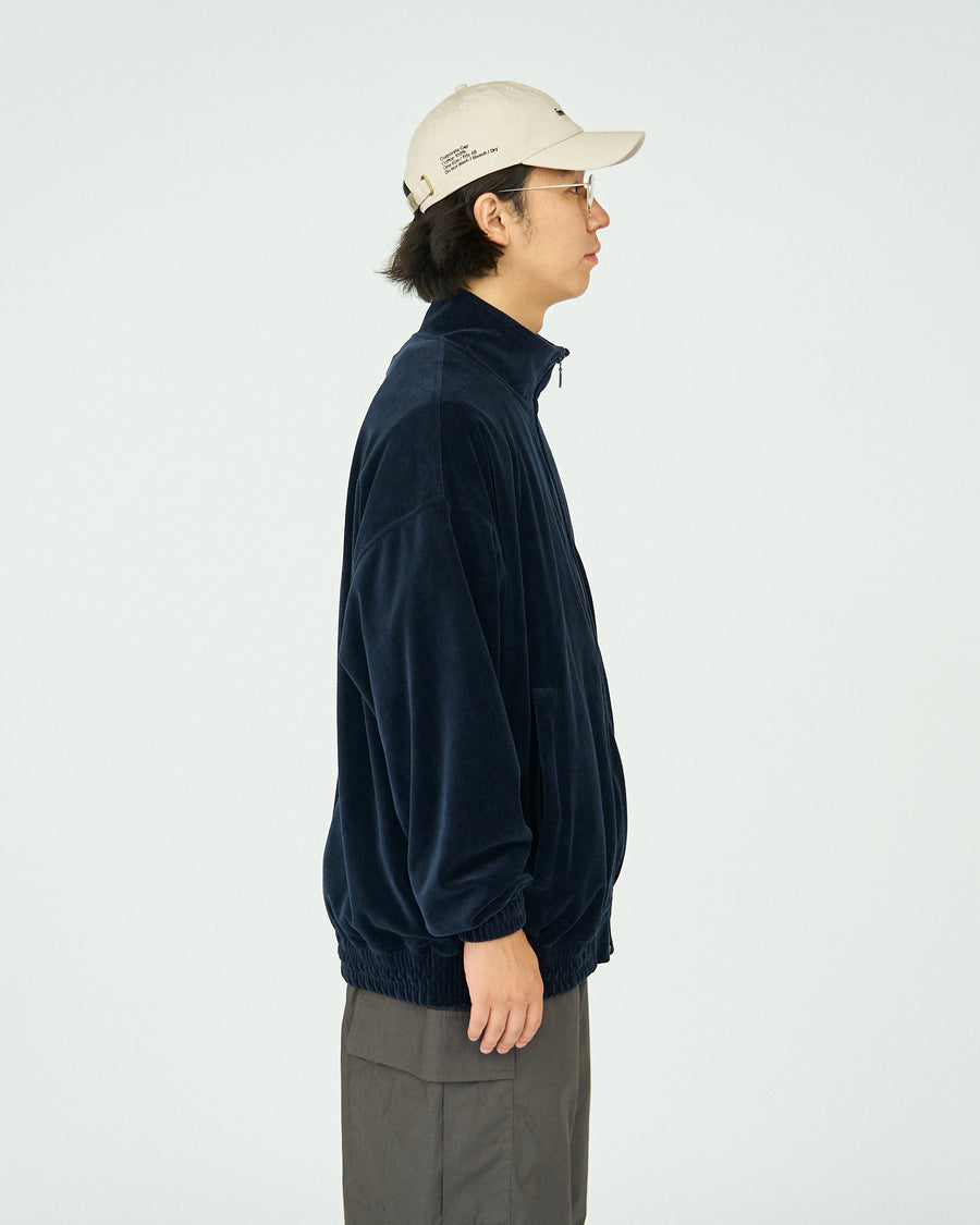 VELOUR JERSEY BLOUSON