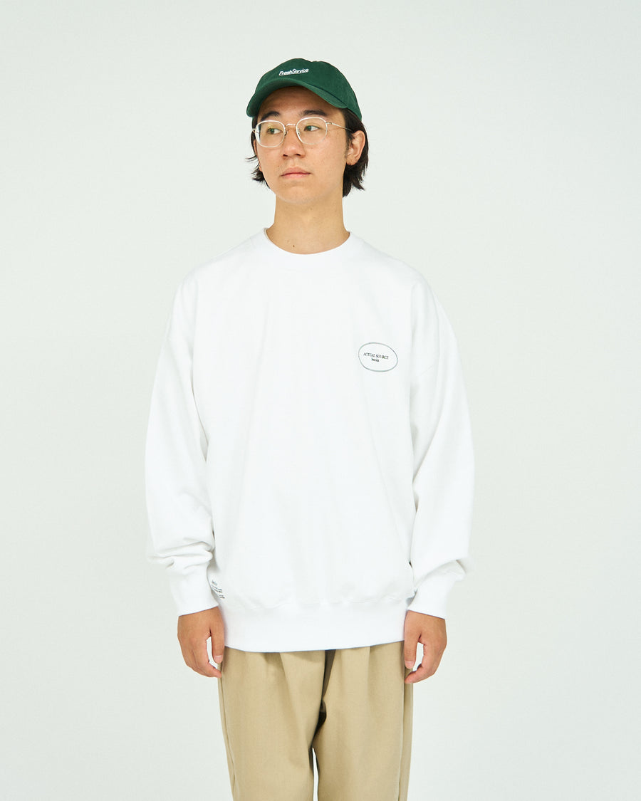 AS×FS LIGHT OZ CREW NECK SWEAT “COMIC”