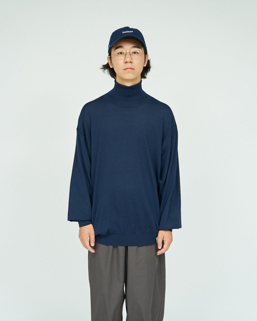 TECH HIGH GAUGE HIGH NECK KNIT