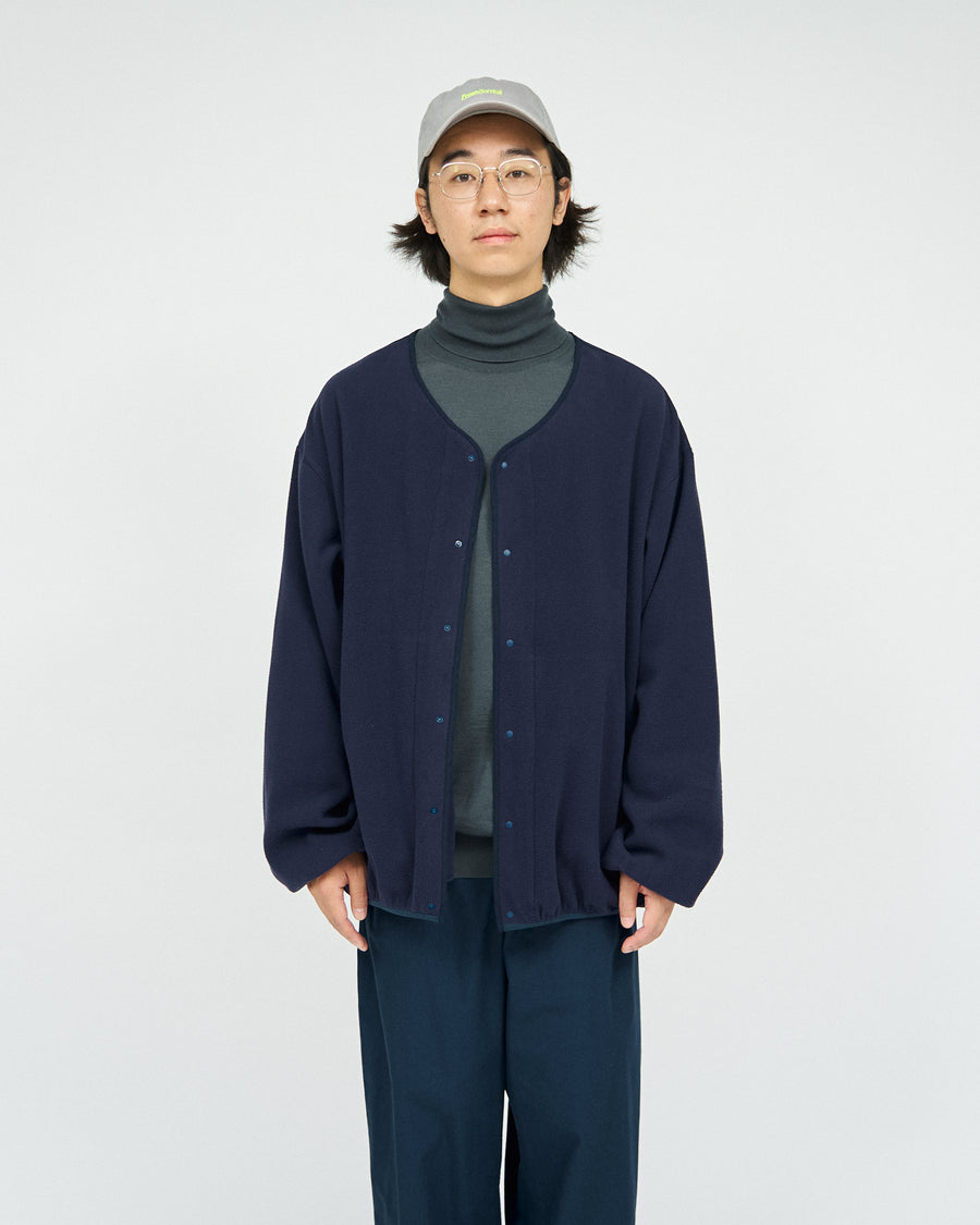 SYNTHETIC FLEECE CARDIGAN