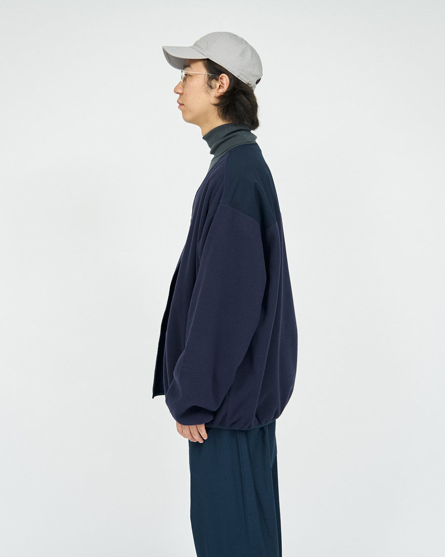 SYNTHETIC FLEECE CARDIGAN