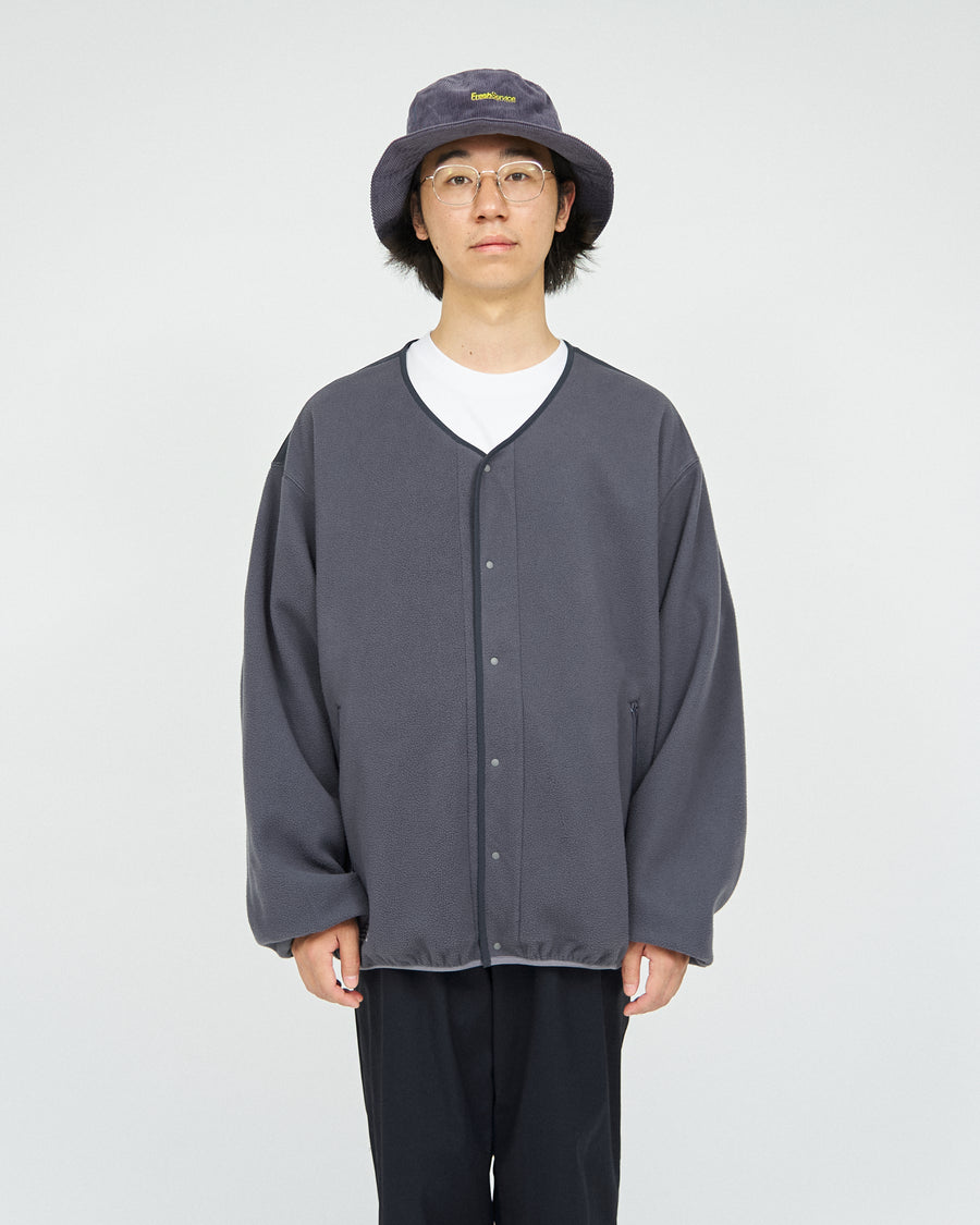 SYNTHETIC FLEECE CARDIGAN