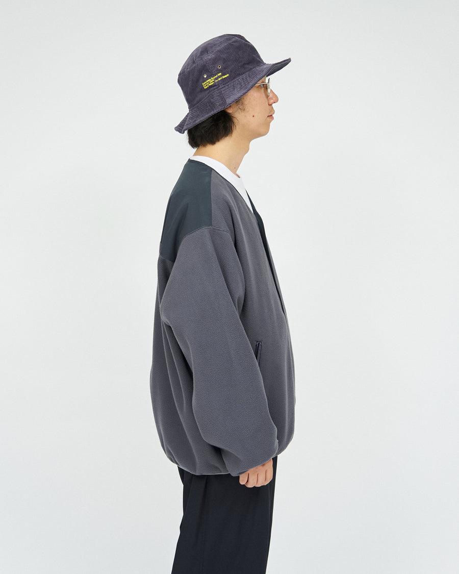 SYNTHETIC FLEECE CARDIGAN