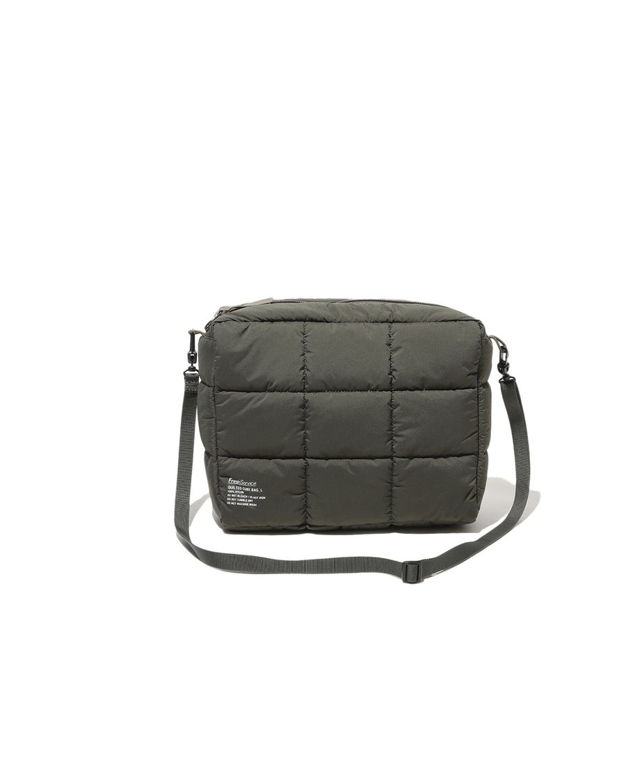 QUILTED CUBE BAG_L