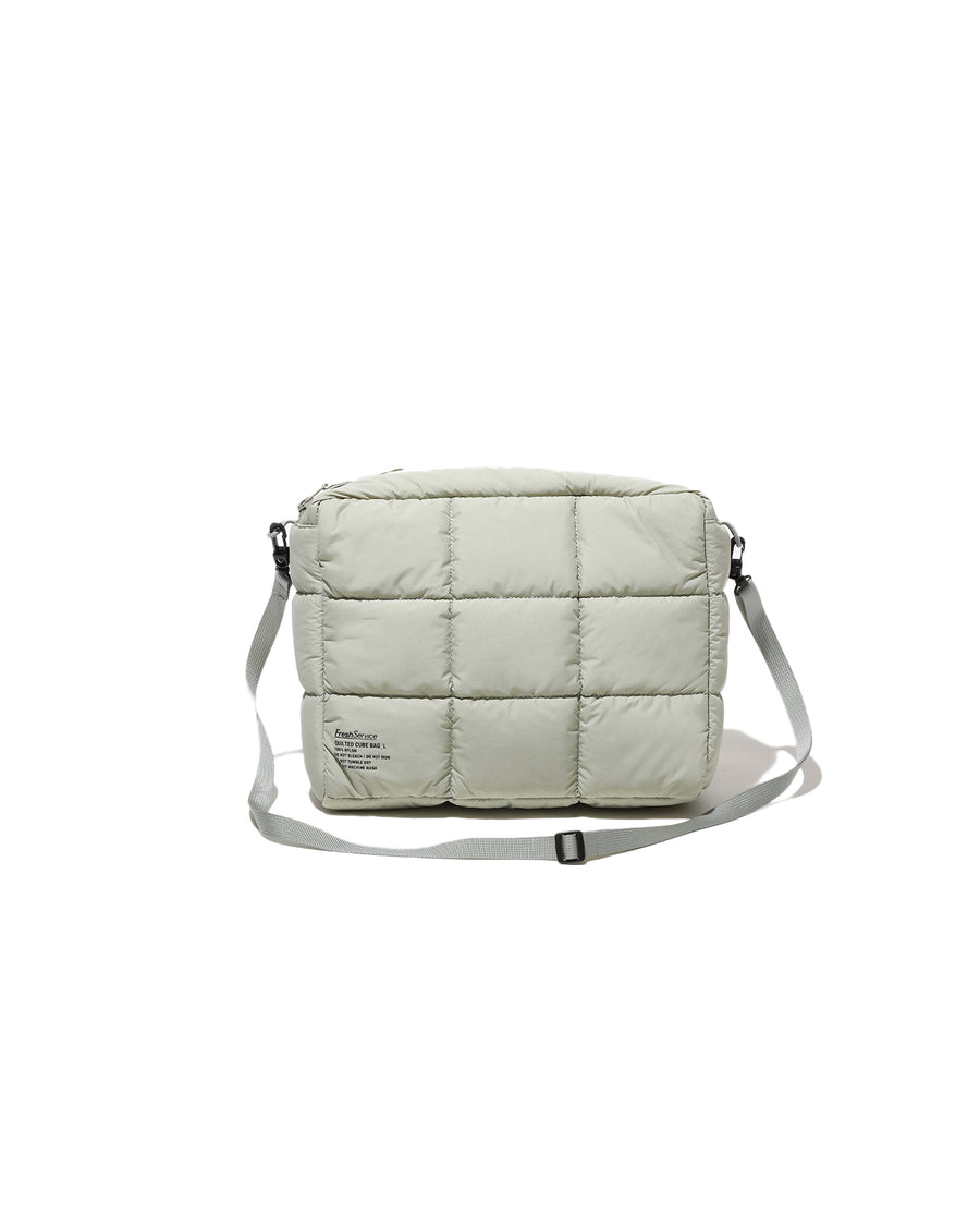 QUILTED CUBE BAG_L