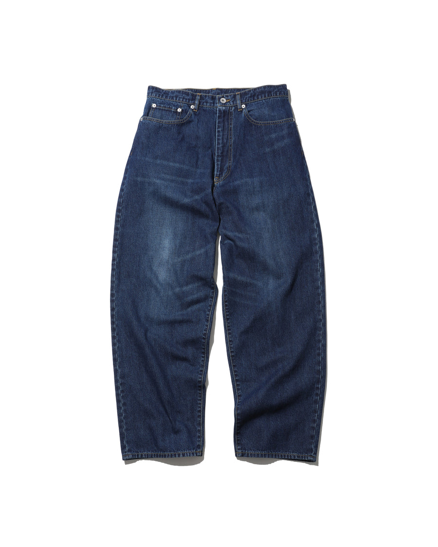 CORPORATE DENIM FIVE POCKET PANTS (FADE INDIGO)