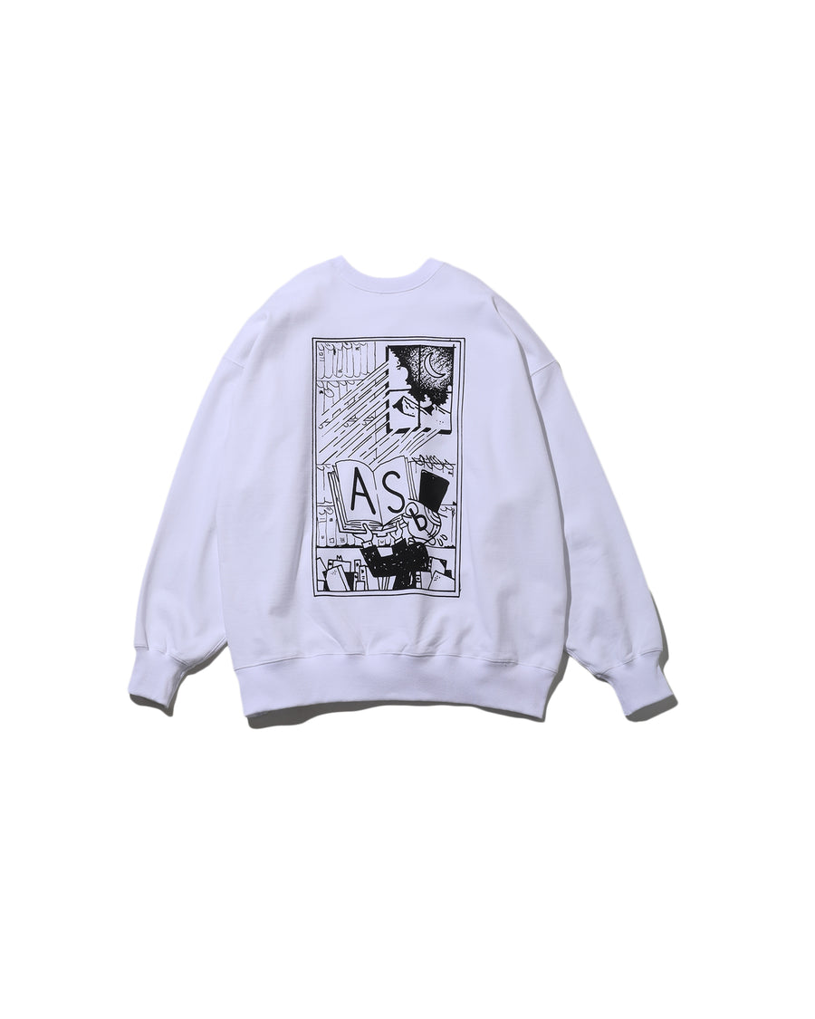 AS×FS LIGHT OZ CREW NECK SWEAT “COMIC”