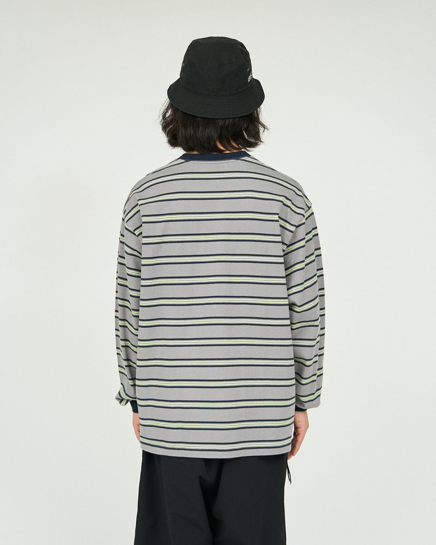 MULTI BORDER L/S TEE