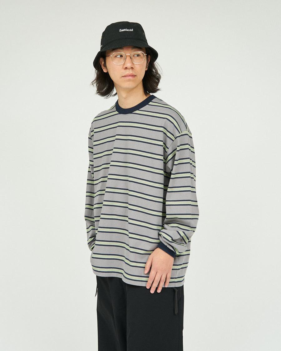 MULTI BORDER L/S TEE