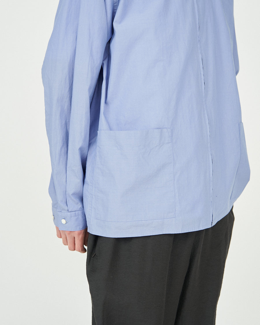 Chambray Zip Shirt