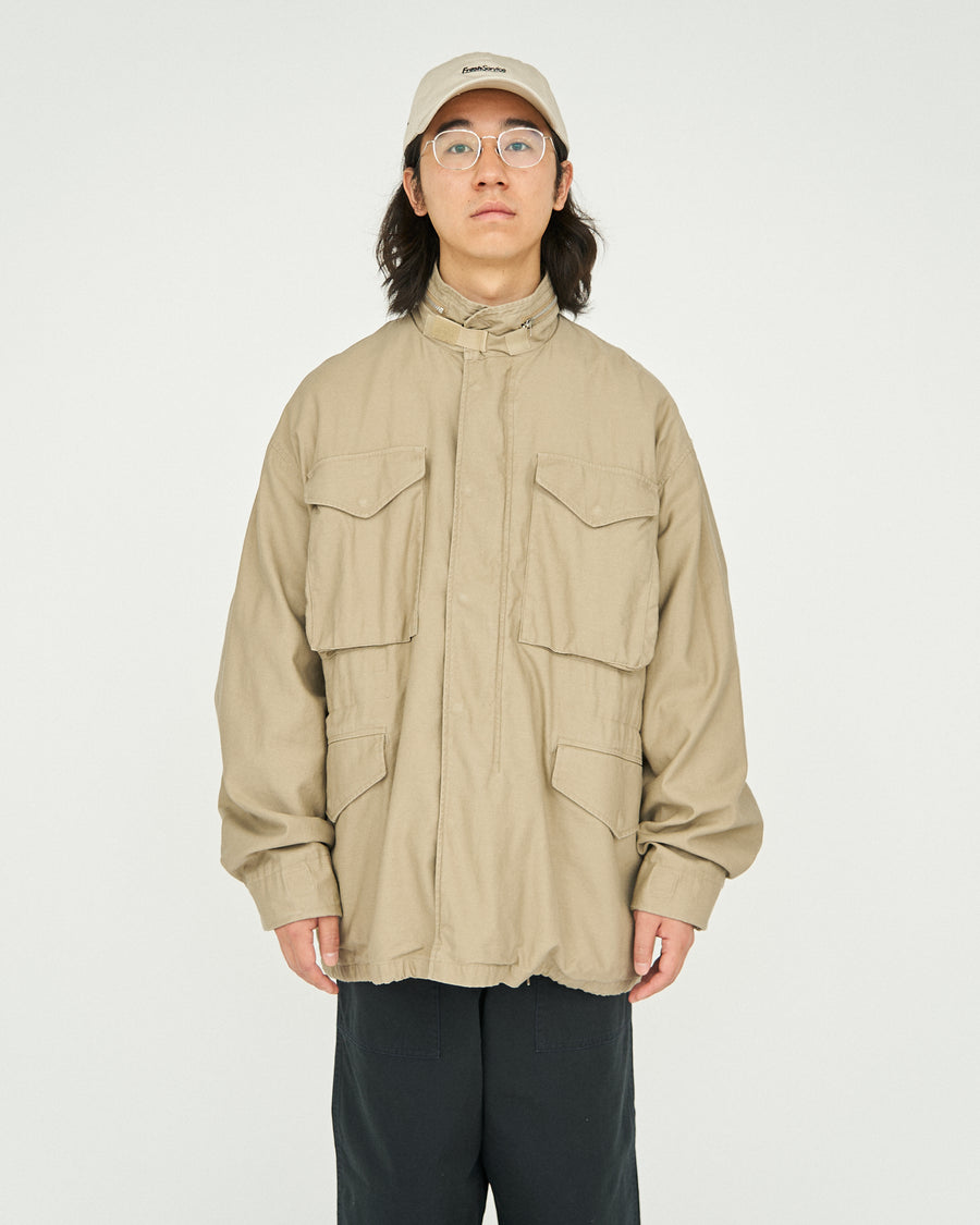 BACK SATEEN FIELD JACKET