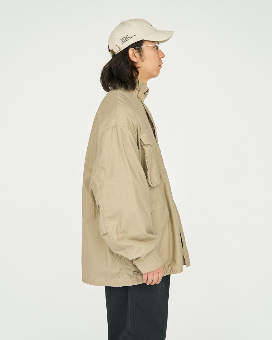 BACK SATEEN FIELD JACKET