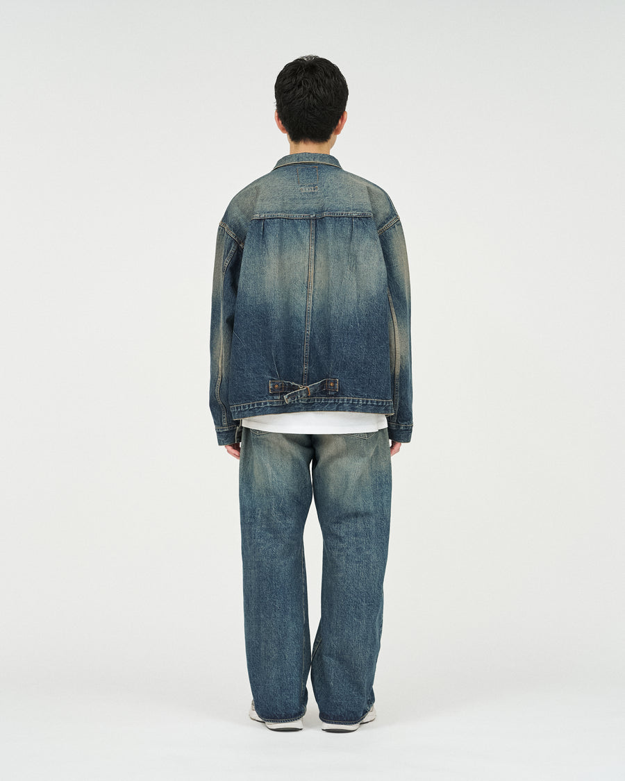 CLASSIC HEAVY KIBATA SHUTTLE HYPER BIG WWII ”1ST” DENIM JACKET