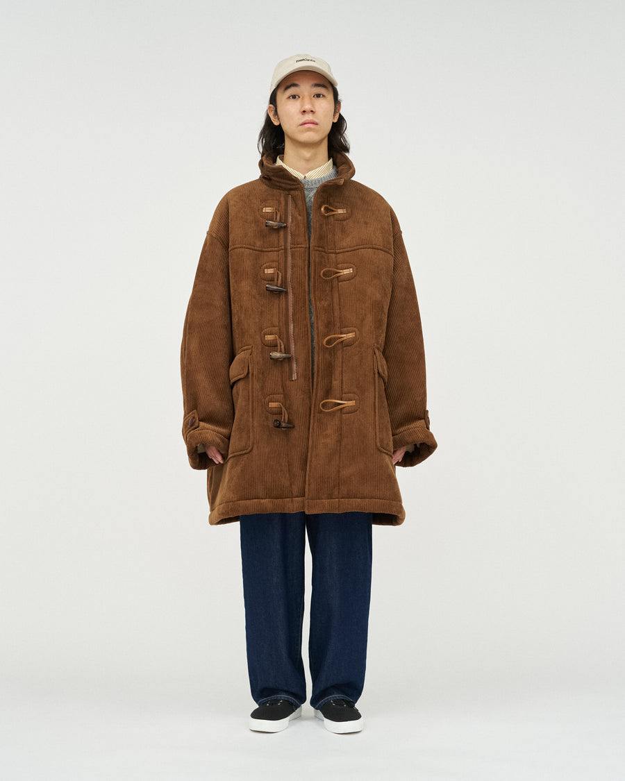 SHERPA CORDUROY DUFFLE COAT