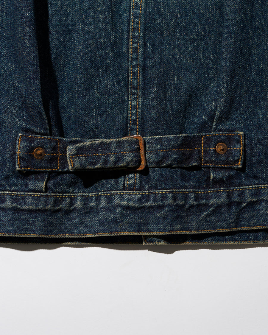 CLASSIC HEAVY KIBATA SHUTTLE HYPER BIG WWII ”1ST” DENIM JACKET