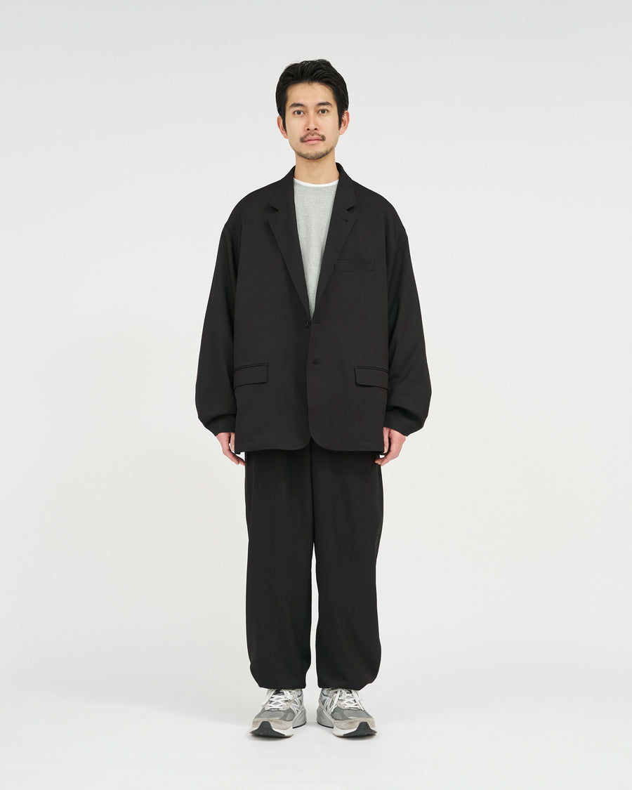 WOOLY TWILL TROUSERS