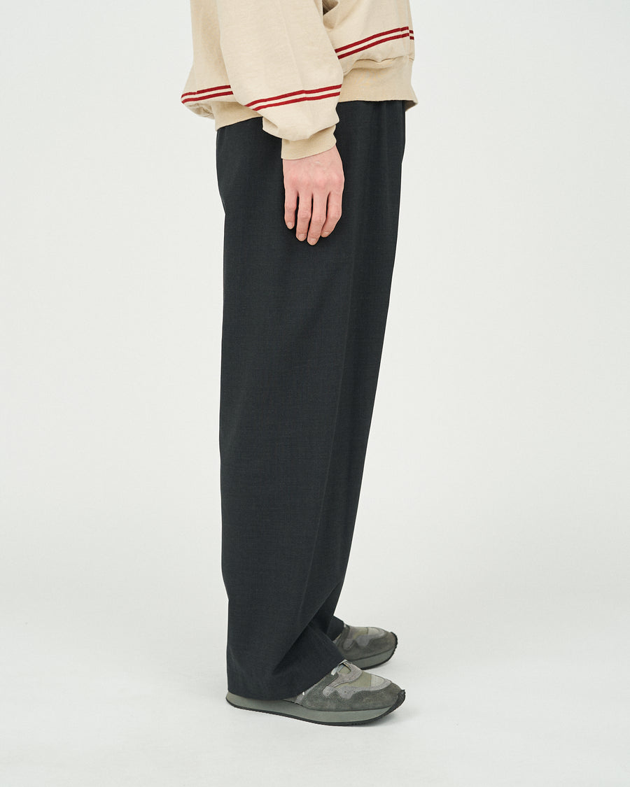 Washed Wool Voile Side Seamless 4P Pants