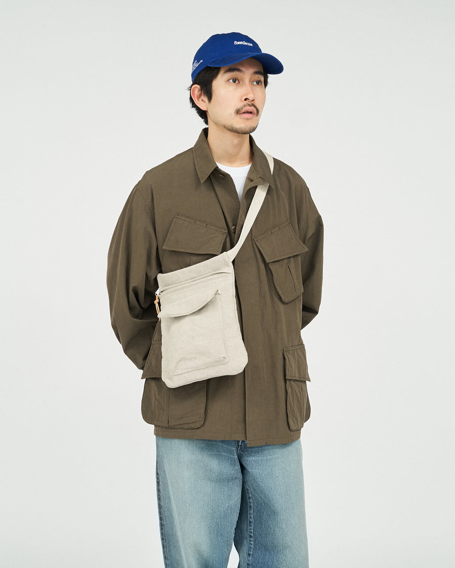 linen waist belt bag