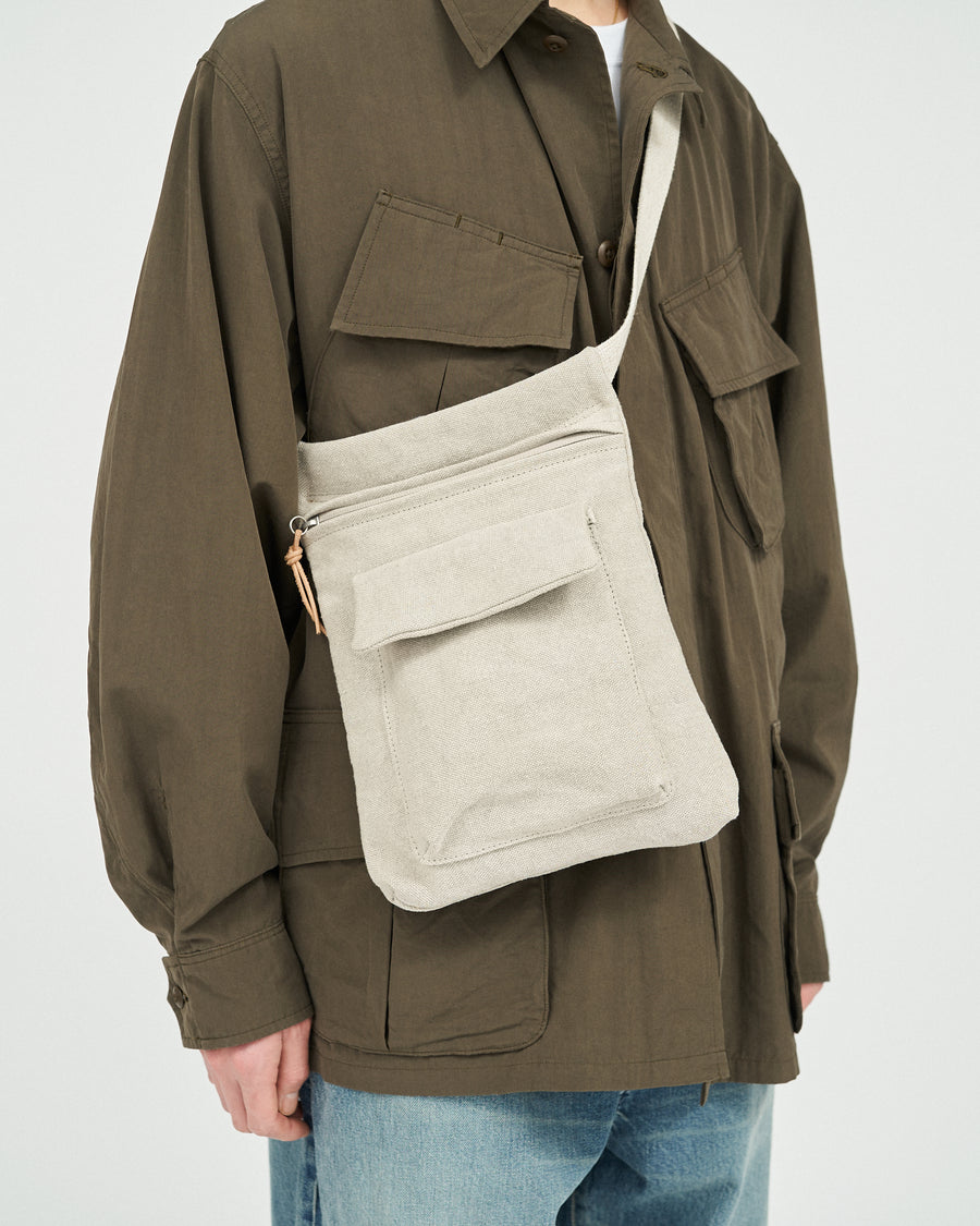 linen waist belt bag