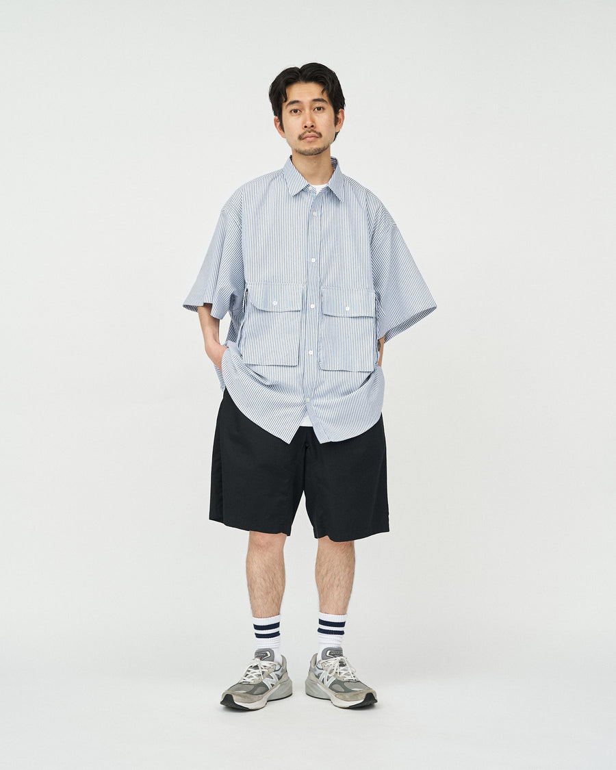 DRY OXFORD FLAP POCKET S/S SHIRT