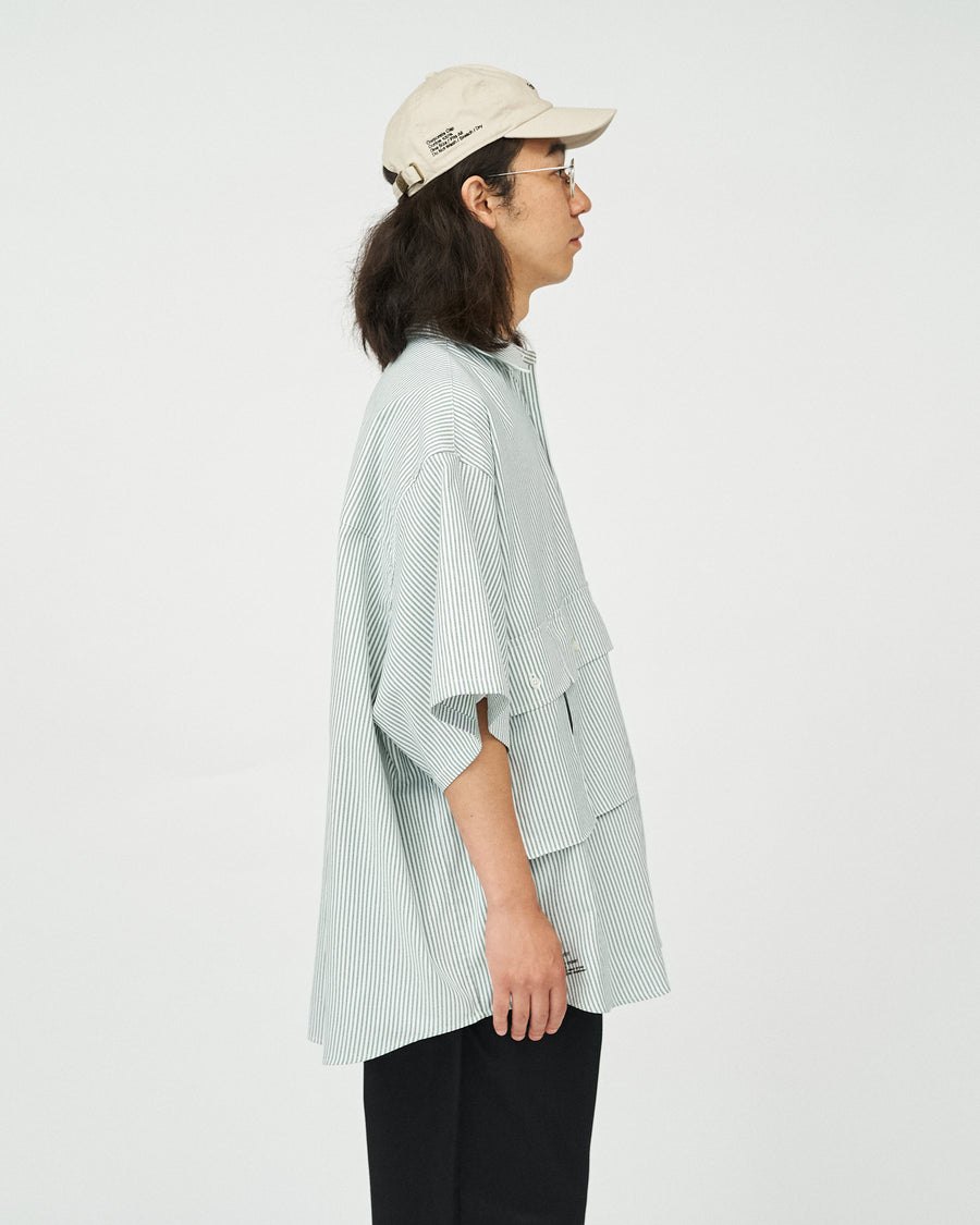 DRY OXFORD FLAP POCKET S/S SHIRT