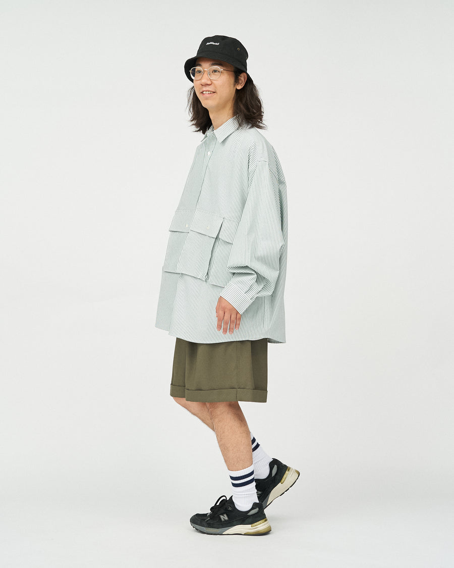 DRY OXFORD FLAP POCKET L/S SHIRT