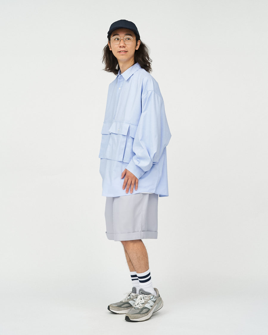 DRY OXFORD FLAP POCKET L/S SHIRT