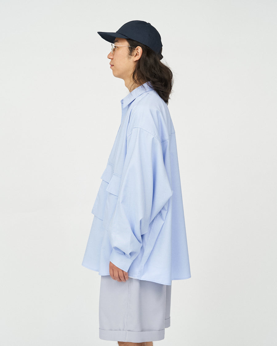 DRY OXFORD FLAP POCKET L/S SHIRT