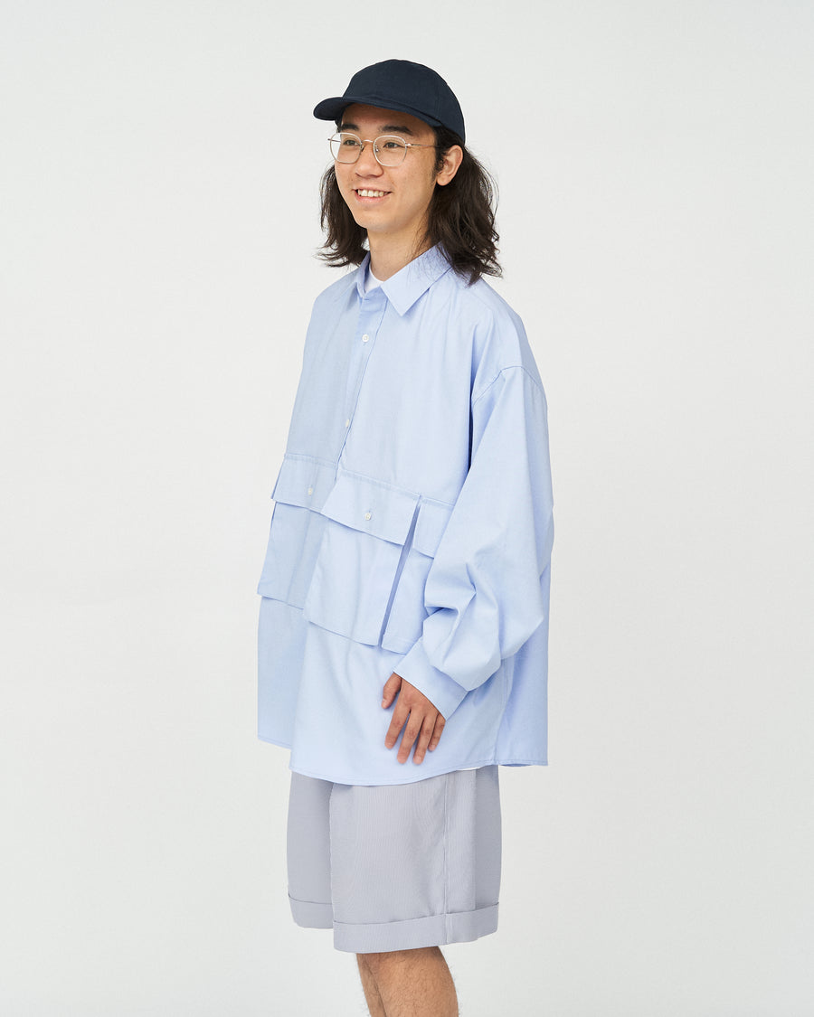 DRY OXFORD FLAP POCKET L/S SHIRT