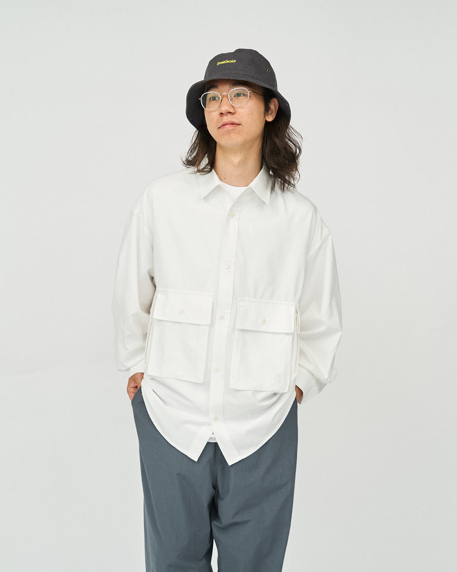 DRY OXFORD FLAP POCKET L/S SHIRT