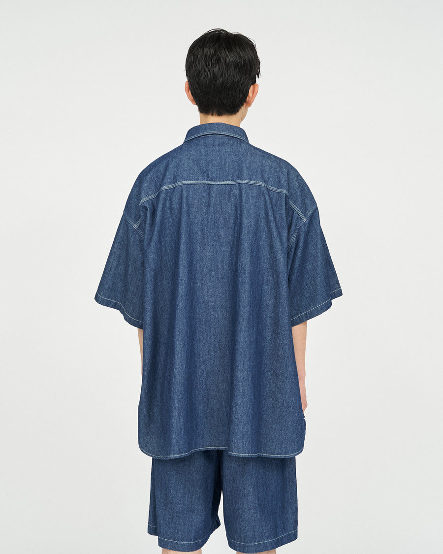 LIGHT DENIM S/S SHIRT