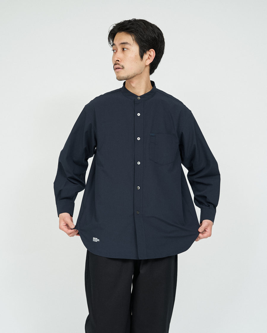 SERVICE WORK BAND COLLAR SHIRT