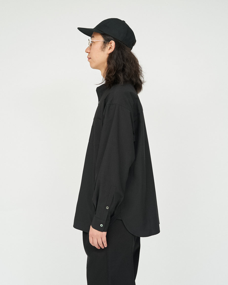 SERVICE WORK BAND COLLAR SHIRT