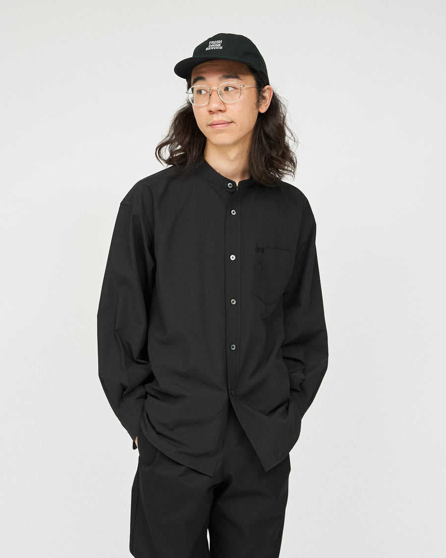 SERVICE WORK BAND COLLAR SHIRT