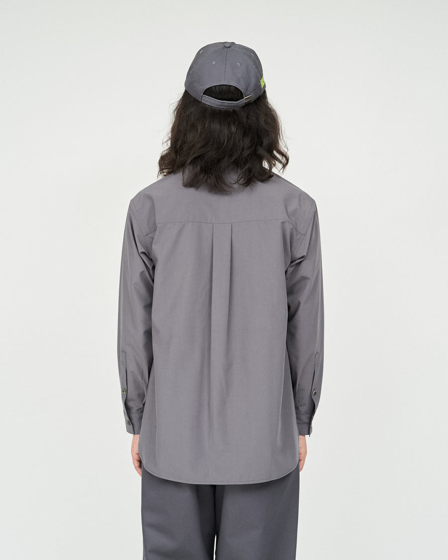 SERVICE WORK BAND COLLAR SHIRT