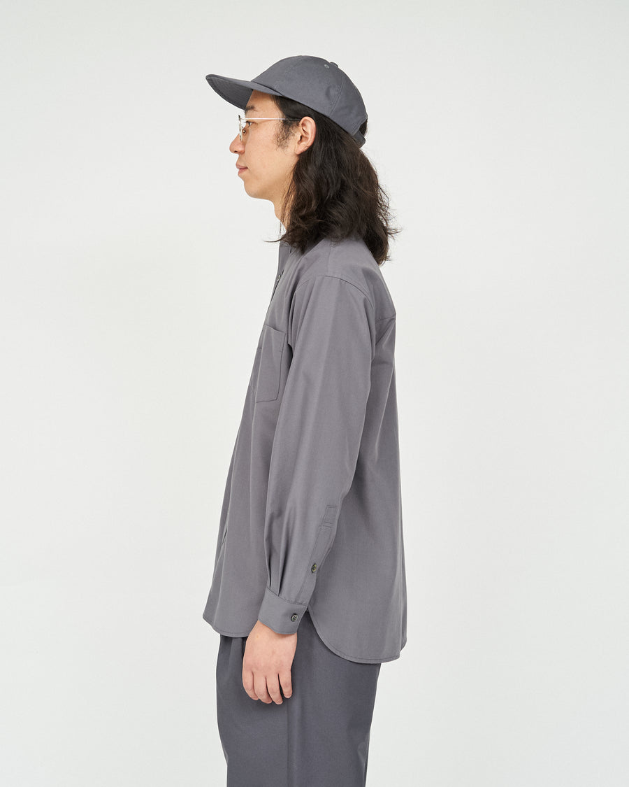 SERVICE WORK BAND COLLAR SHIRT