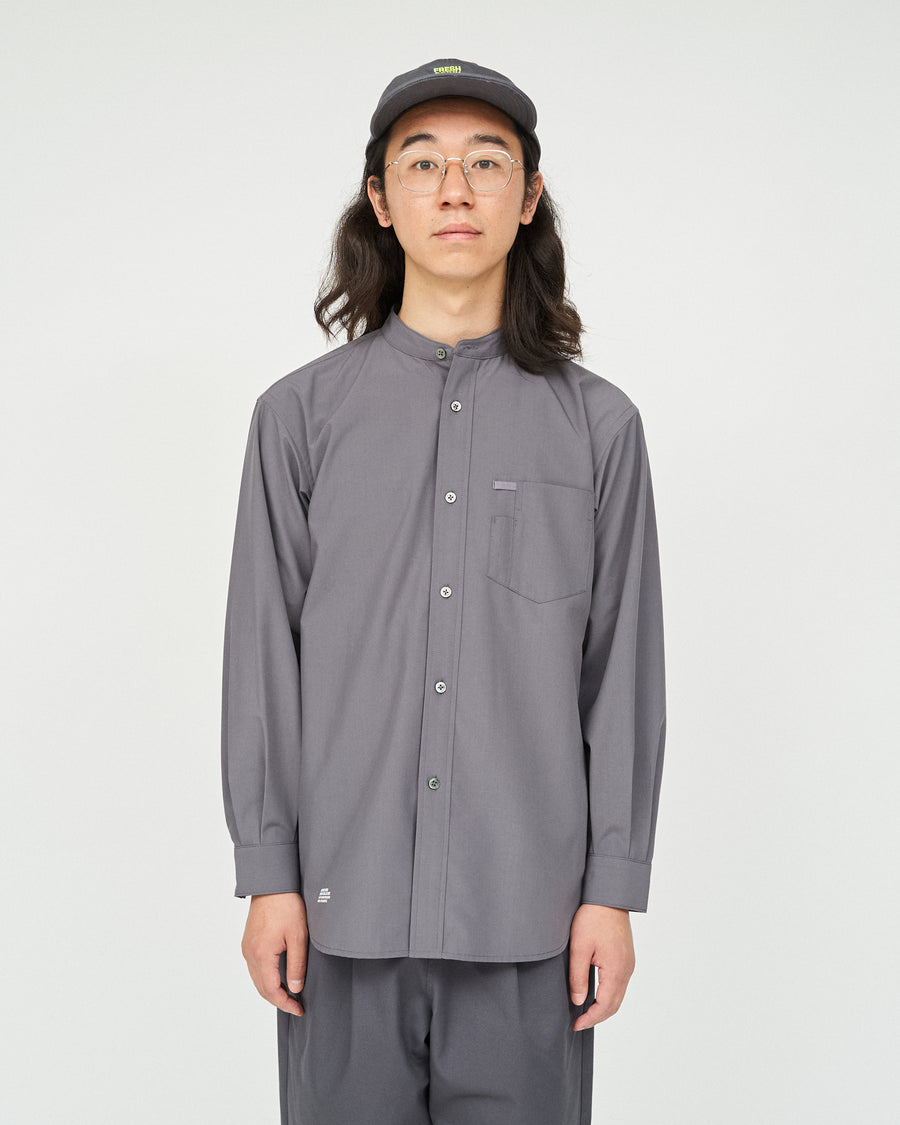 SERVICE WORK BAND COLLAR SHIRT