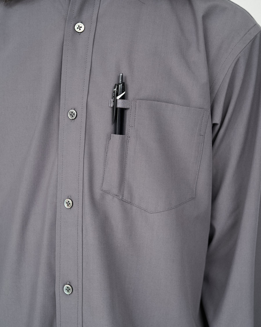 SERVICE WORK BAND COLLAR SHIRT